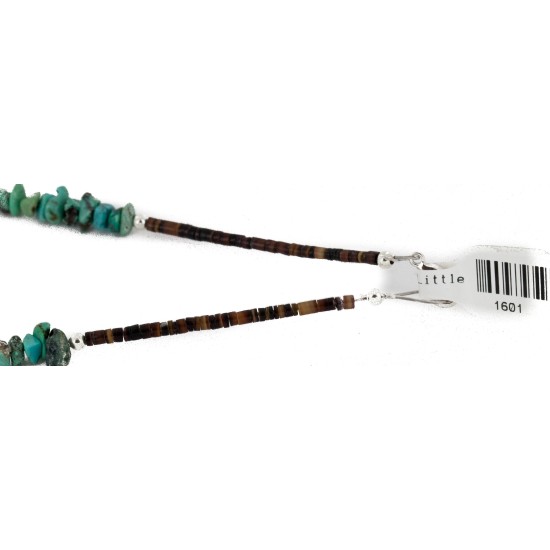 .925 Sterling Silver Handmade Certified Authentic Navajo Coral Turquoise Native American Necklace 16023-6-1601-11 .925 Sterling Silver Handmade Certified Authentic Navajo Coral Turquoise Native American Necklace 16023-6-1601-11