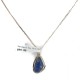 Certified Authentic Navajo .925 Sterling Silver Natural Lapis Native American Necklace 16088-4