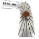 .925 Sterling Silver Handmade Certified Authentic Natural Agate Native American Pendant 24426-4