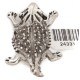 Certified Authentic Horneytoad Navajo .925 Sterling Silver Native American Pin and Pendant 24331