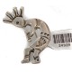 Certified Authentic Kokopelli Navajo .925 Sterling Silver Native American Pin and Pendant 24329-101