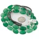 Certified Authentic 2 Strand Navajo Natural Hematite and Jade Native American Necklace 16089 Certified Authentic 2 Strand Navajo Natural Hematite and Jade Native American Necklace 16089