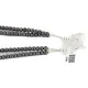 Certified Authentic 2 Strand Navajo Natural Hematite and Jade Native American Necklace 16089 Certified Authentic 2 Strand Navajo Natural Hematite and Jade Native American Necklace 16089