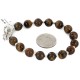 Certified Authentic Navajo Natural Tigers Eye Native American Bracelet 12888-1 Certified Authentic Navajo Natural Tigers Eye Native American Bracelet 12888-1