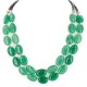 Certified Authentic 2 Strand Navajo Natural Hematite and Jade Native American Necklace 16089 Certified Authentic 2 Strand Navajo Natural Hematite and Jade Native American Necklace 16089