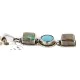 Handmade Certified Authentic Navajo .925 Sterling Silver Natural Turquoise Native American Necklace 24119