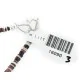 Certified Authentic Bear Navajo .925 Sterling Silver Natural Turquoise Jade Red Jasper Hematite Native American Necklace 16090-3