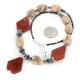 Certified Authentic Navajo .925 Sterling Silver Natural Turquoise Agate Carnelian Hematite Native American Necklace 16092-3 Certified Authentic Navajo .925 Sterling Silver Natural Turquoise Agate Carnelian Hematite Native American Necklace 16092-3
