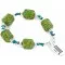 Navajo .925 Sterling Silver Natural Turquoise and Composite Gaspeite Bracelet NB151125214947