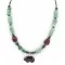 Certified Authentic Bear Navajo .925 Sterling Silver Natural Turquoise Jade Red Jasper Hematite Native American Necklace 16090-3 Certified Authentic Bear Navajo .925 Sterling Silver Natural Turquoise Jade Red Jasper Hematite Native American Necklace 16090-3
