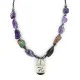 Certified Authentic Bird Inlay Navajo .925 Sterling Silver Natural Turquoise Amethyst Mother of Pearl Hematite Native American Necklace 16092-4 Certified Authentic Bird Inlay Navajo .925 Sterling Silver Natural Turquoise Amethyst Mother of Pearl Hematite Native American Necklace 16092-4