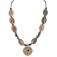 Certified Authentic Heart Navajo .925 Sterling Silver Natural Turquoise Green Jasper Hematite Native American Necklace 16092-7 Certified Authentic Heart Navajo .925 Sterling Silver Natural Turquoise Green Jasper Hematite Native American Necklace 16092-7