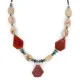 Certified Authentic Navajo .925 Sterling Silver Natural Turquoise Agate Carnelian Hematite Native American Necklace 16092-3 Certified Authentic Navajo .925 Sterling Silver Natural Turquoise Agate Carnelian Hematite Native American Necklace 16092-3