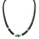 Navajo .925 Sterling Silver Natural Turquoise Coral Graduated Melon Shell Necklace 14905-5 Navajo .925 Sterling Silver Natural Turquoise Coral Graduated Melon Shell Necklace 14905-5