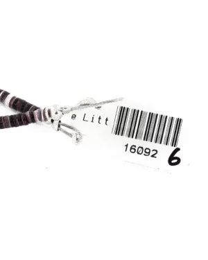 Certified Authentic Navajo .925 Sterling Silver Natural Turquoise Jasper Hematite Native American Necklace 16092-6 Certified Authentic Navajo .925 Sterling Silver Natural Turquoise Jasper Hematite Native American Necklace 16092-6
