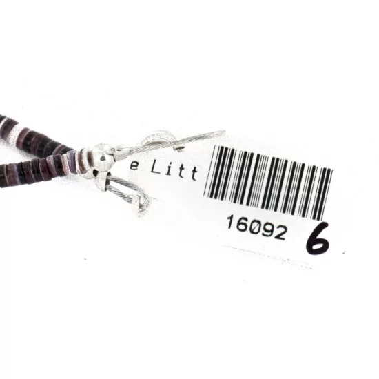 Certified Authentic Navajo .925 Sterling Silver Natural Turquoise Jasper Hematite Native American Necklace 16092-6 Certified Authentic Navajo .925 Sterling Silver Natural Turquoise Jasper Hematite Native American Necklace 16092-6