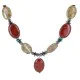 Certified Authentic Navajo .925 Sterling Silver Natural Turquoise Jasper Hematite Native American Necklace 16092-6 Certified Authentic Navajo .925 Sterling Silver Natural Turquoise Jasper Hematite Native American Necklace 16092-6