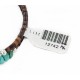 Certified Authentic Navajo Natural Turquoise Gaspeite Heishi Adjustable Wrap Native American Bracelet 12742-71