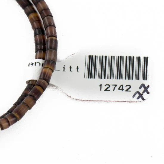 Navajo Natural Turquoise Heishi Adjustable Wrap Bracelet 12742-77 Navajo Natural Turquoise Heishi Adjustable Wrap Bracelet 12742-77