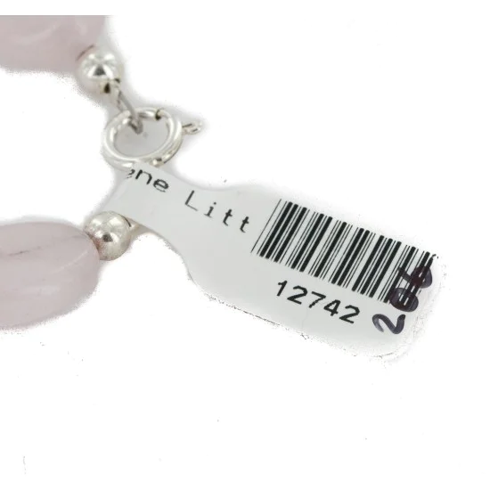 Certified Authentic Navajo .925 Sterling Silver Natural Native American Pink Quartz Bracelet 12742-206 Certified Authentic Navajo .925 Sterling Silver Natural Native American Pink Quartz Bracelet 12742-206