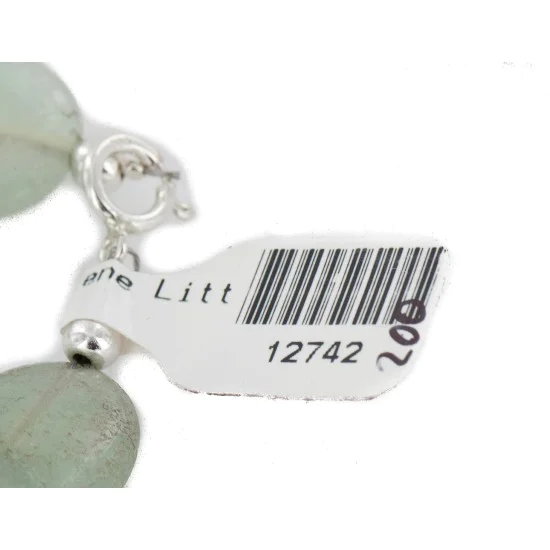 Certified Authentic Navajo .925 Sterling Silver Natural Quartz Black Onyx Native American Bracelet 12742-200
