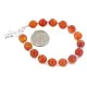 Certified Authentic .925 Sterling Silver Navajo Natural Carnelian Native American Bracelet 12742-201 Certified Authentic .925 Sterling Silver Navajo Natural Carnelian Native American Bracelet 12742-201