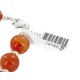 Certified Authentic .925 Sterling Silver Navajo Natural Carnelian Native American Bracelet 12742-201