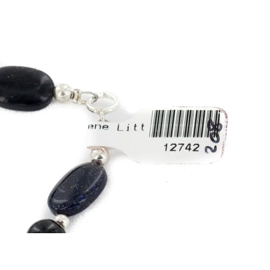 Certified Authentic .925 Sterling Silver Navajo Natural Goldstone Native American Bracelet 12742-208 Certified Authentic .925 Sterling Silver Navajo Natural Goldstone Native American Bracelet 12742-208