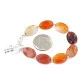 Certified Authentic .925 Sterling Silver Navajo Natural Carnelian Native American Bracelet 12742-203 Certified Authentic .925 Sterling Silver Navajo Natural Carnelian Native American Bracelet 12742-203
