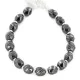 Certified Authentic .925 Sterling Silver Navajo Natural Hematite Native American Bracelet 12907-2 Certified Authentic .925 Sterling Silver Navajo Natural Hematite Native American Bracelet 12907-2