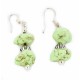 Certified Authentic Navajo .925 Sterling Silver Hooks Gaspeite Native American Earrings 18072-53 Certified Authentic Navajo .925 Sterling Silver Hooks Gaspeite Native American Earrings 18072-53