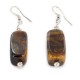 Certified Authentic Navajo .925 Sterling Silver Hooks Natural Tigers Eye Native American Earrings 18072-56 Certified Authentic Navajo .925 Sterling Silver Hooks Natural Tigers Eye Native American Earrings 18072-56
