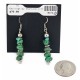 Certified Authentic Navajo .925 Sterling Silver Hooks Natural Turquoise Native American Earrings 18072-57