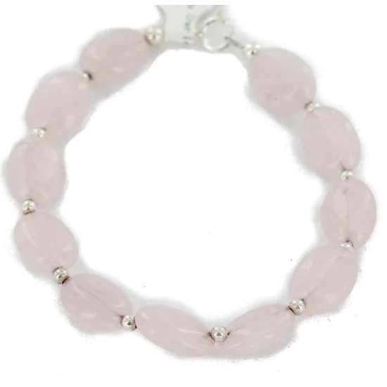 Certified Authentic Navajo .925 Sterling Silver Natural Native American Pink Quartz Bracelet 12742-206 Certified Authentic Navajo .925 Sterling Silver Natural Native American Pink Quartz Bracelet 12742-206
