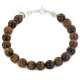 Certified Authentic Navajo .925 Sterling Silver Natural Tigers Eye Native American Bracelet 12907-1 Certified Authentic Navajo .925 Sterling Silver Natural Tigers Eye Native American Bracelet 12907-1