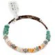 Navajo Natural Turquoise Graduated Melon Shell Heishi Adjustable Wrap Bracelet 12742-72 Navajo Natural Turquoise Graduated Melon Shell Heishi Adjustable Wrap Bracelet 12742-72