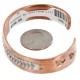 Handmade Certified Authentic Navajo .925 Sterling Silver Pure Copper Native American Bracelet 12902-2 Handmade Certified Authentic Navajo .925 Sterling Silver Pure Copper Native American Bracelet 12902-2