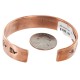 Handmade Certified Authentic Navajo .925 Sterling Silver Pure Copper Native American Bracelet 12902-2 Handmade Certified Authentic Navajo .925 Sterling Silver Pure Copper Native American Bracelet 12902-2