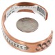 Handmade Certified Authentic Navajo Pure .925 Sterling Silver and Copper Native American Bracelet 12902-5 Handmade Certified Authentic Navajo Pure .925 Sterling Silver and Copper Native American Bracelet 12902-5