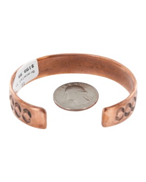 Handmade Certified Authentic Navajo Pure .925 Sterling Silver and Copper Native American Bracelet 12902-5 Handmade Certified Authentic Navajo Pure .925 Sterling Silver and Copper Native American Bracelet 12902-5