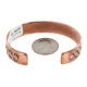 Handmade Certified Authentic Navajo Pure .925 Sterling Silver and Copper Native American Bracelet 12902-5 Handmade Certified Authentic Navajo Pure .925 Sterling Silver and Copper Native American Bracelet 12902-5
