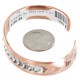 Handmade Certified Authentic Navajo Pure .925 Sterling Silver Copper Native American Bracelet 12902-3 Handmade Certified Authentic Navajo Pure .925 Sterling Silver Copper Native American Bracelet 12902-3