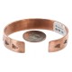 Handmade Certified Authentic Navajo Pure .925 Sterling Silver Copper Native American Bracelet 12902-3 Handmade Certified Authentic Navajo Pure .925 Sterling Silver Copper Native American Bracelet 12902-3