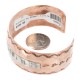 Handmade Certified Authentic Navajo Pure .925 Sterling Silver and Copper Native American Bracelet 12899-3 Handmade Certified Authentic Navajo Pure .925 Sterling Silver and Copper Native American Bracelet 12899-3