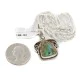 .925 Sterling Silver Handmade Certified Authentic Navajo Natural Turquoise Native American Necklace 12816 .925 Sterling Silver Handmade Certified Authentic Navajo Natural Turquoise Native American Necklace 12816