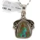 .925 Sterling Silver Handmade Certified Authentic Navajo Natural Turquoise Native American Necklace 12816 .925 Sterling Silver Handmade Certified Authentic Navajo Natural Turquoise Native American Necklace 12816