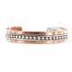 Handmade Certified Authentic Navajo Pure .925 Sterling Silver and Copper Native American Bracelet 12902-5 Handmade Certified Authentic Navajo Pure .925 Sterling Silver and Copper Native American Bracelet 12902-5