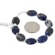 Certified Authentic Navajo .925 Sterling Silver Natural Lapis Native American Bracelet 12894-1