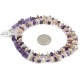 Certified Authentic .925 Sterling Silver White Howlite Amethyst Native American Necklace 15349-14 Certified Authentic .925 Sterling Silver White Howlite Amethyst Native American Necklace 15349-14