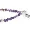 Certified Authentic .925 Sterling Silver White Howlite Amethyst Native American Necklace 15349-14